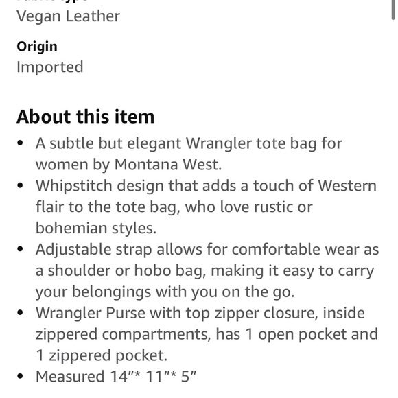 Wrangler Blue Tote Bag with Perforated Details - Picture 6 of 6